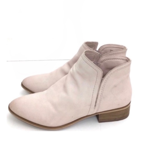 ALDO Gweria Soft Nubuck Leather Ankle Bootie in Nude Pink Size 10 - Picture 6 of 9